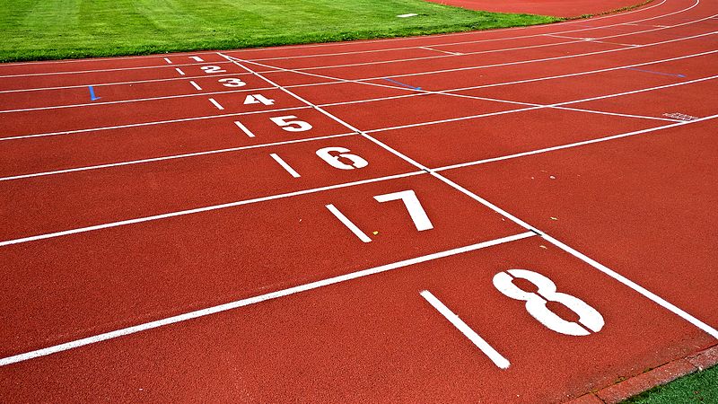 An image of a starting line on a track. Used on a smart home link roundup under the heading, "For those who are just getting started."